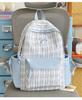 Schoolbag new Japanese plaid female college student schoolbag high value junior high school high school students large capacity cute bow back