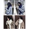 Solid Color Winter Knitted  Scarf Thick Warm Women Wrap Shawls Casual Long Scarves