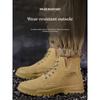 Work Safety Boots Men Autumn Winter Indestructible Anti-smash Anti-puncture Warm Work Shoes Protective Men Safety Shoes