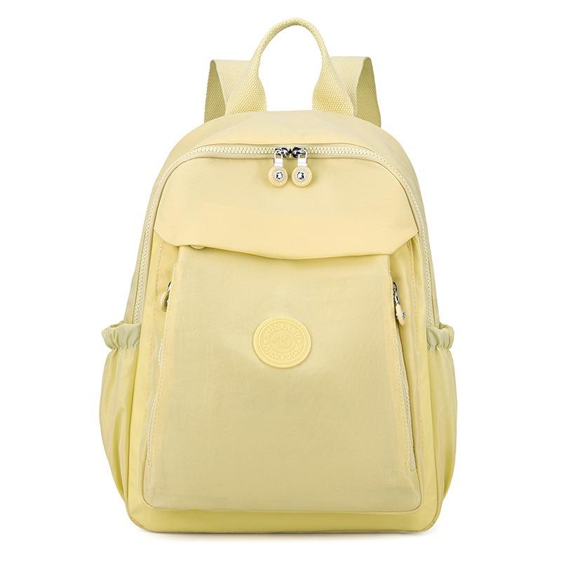 Summer New Backpack Lightweight Anti-splashing Backpack Casual Multi-compartment Travel Nylon Bag Female Tide