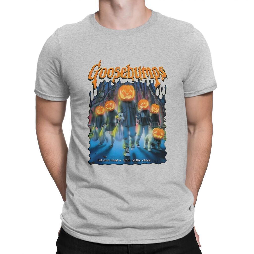 T-shirt Unisex Zombi Zucche Goosebumps Magliette Novità Manica Corta Girocollo T-shirt in Cotone Abbigliamento Stampato