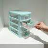 Chic 2/4-Tier Desk Organizer With Drawers - Ideal For Office Supplies, Jewelry & Cosmetics Storage - Portable Divider Box