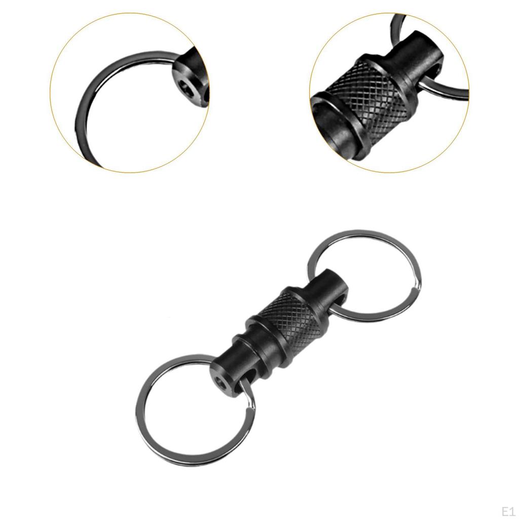 Keychain Clip with Quick Release, Unique Organizer Clip, Detachable for Outdoor Activities, Handbag