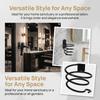 Spiral Design Blower Hanging Rack Aluminum Hairdryer Hanging Rack  Hair Care Tool