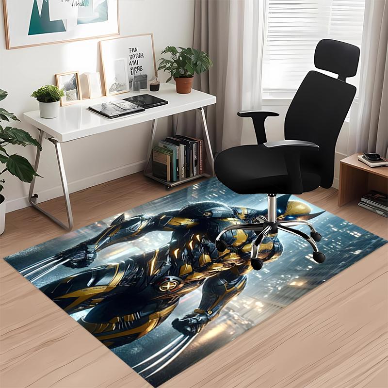 Wolverine Printed Carpet, for Office Chair Living Room Bedroom Kitchen Room Decor Gifts.