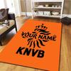 Knvb Wappen Benutzerdefinierter Name Teppich Teppich für Wohnzimmer Schlafzimmer Zuhause Sofa Dekoration Kinder Spielen Rutschfeste Fußmatte