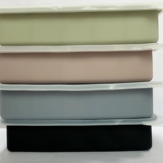 Silicone Ice Cube Mold with Lid - Food Grade Storage Box for Ice & Baby Food