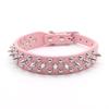 PU Dog Collar Spiked Anti-bite Anti-escape Tactical Pet Necklace Small Medium Large Dogs