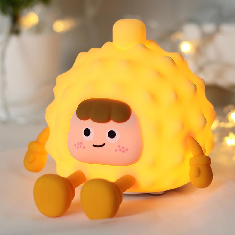 Cloud Silicone Rechargeable Night Light - Creative Bedside & Desk Atmosphere Lamp Y
