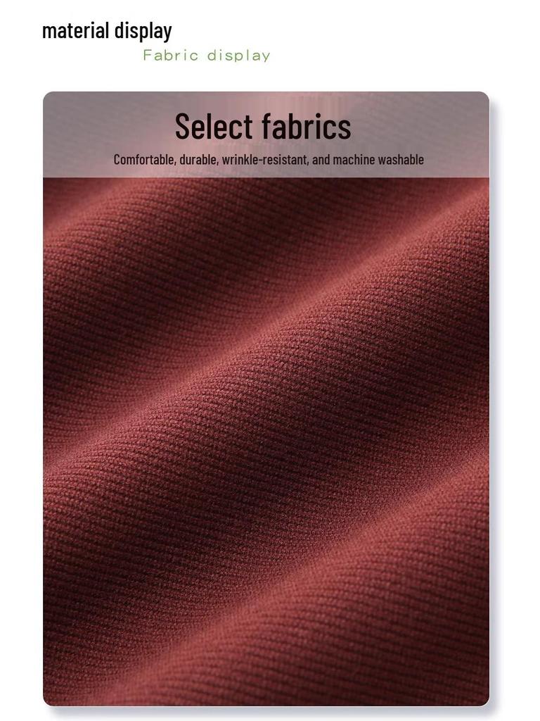 Ankola Women's Red Wool Wide-Leg High-Waisted Slimming Pants for Autumn/Winter 2024