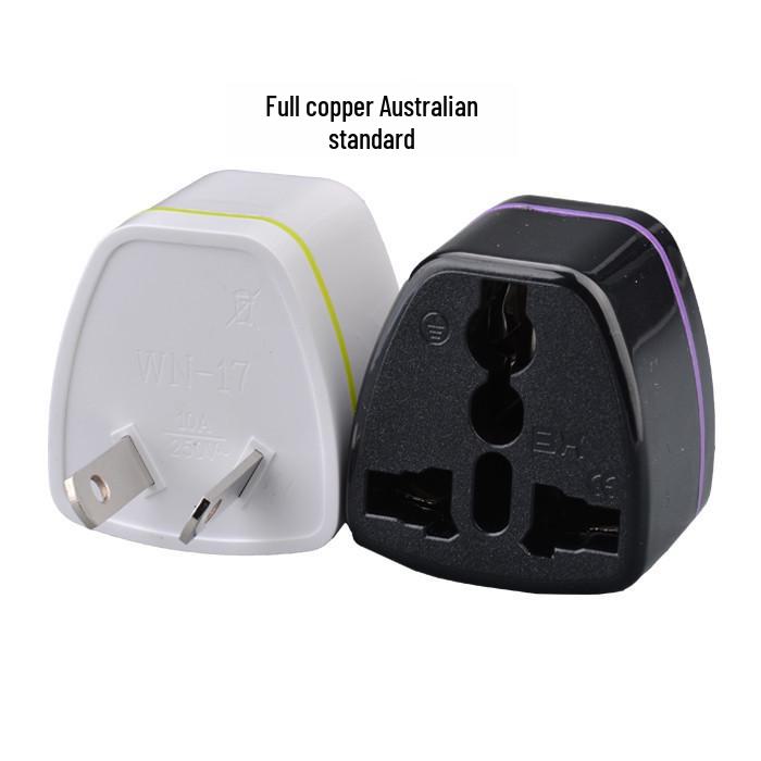 Uniwersalny adapter wtykowy z czystej miedzi: Standardy brytyjskie, europejskie, amerykańskie, australijskie i niemieckie