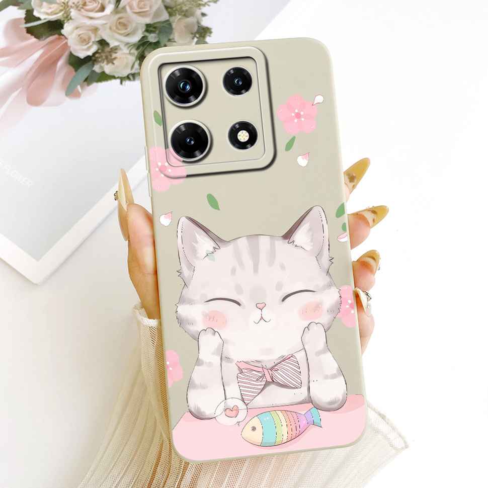 For Infinix Note 30 Pro Cases Cat Rabbit Painted Cover Soft Silicone Case For Infinix Note 30 Note30 Pro X678B Cover Funda Coque
