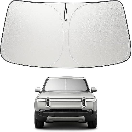 Proadsy 2025 Upgrade Front Windshield Sun Shade Foldable RAV4 Sunshade Protector Fit -2025 RAV-4 SUV Crossover, TRD Off-Road, LE XLE Premium Limited