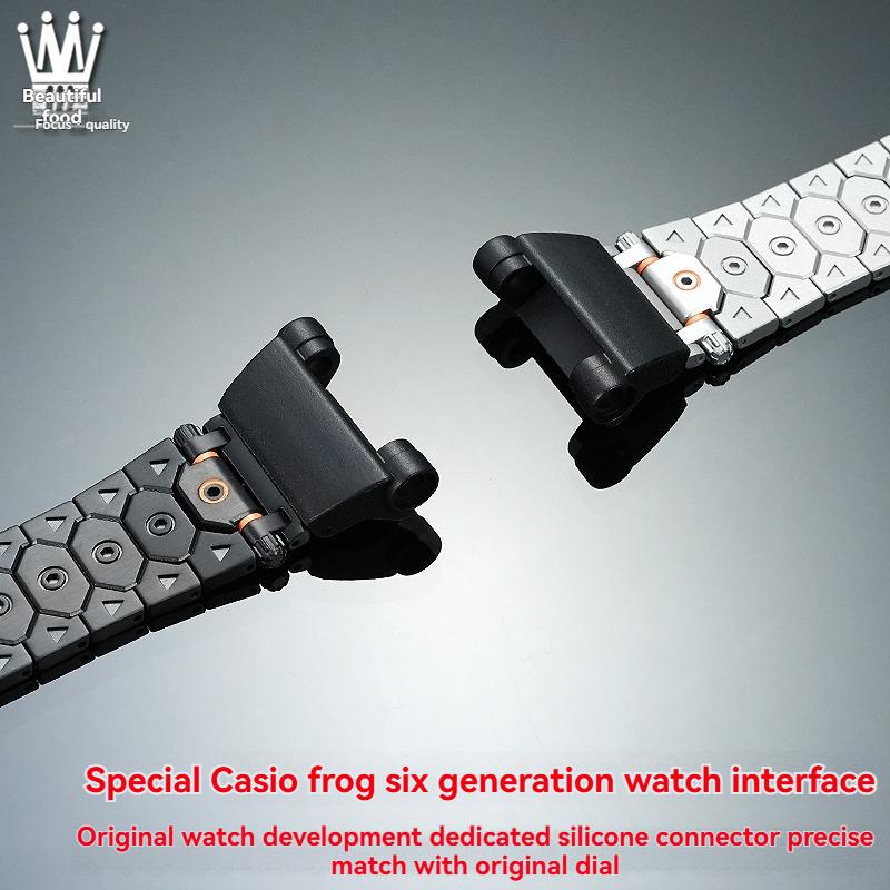 GWF-D1000 Modified Stainless Steel Strap For Casio Sixth Generation Frogman 3445 GWF-D1000 Metal Stainless Steel Watch Chain
