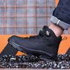 Safety Anti-collision Anti-puncture Not Tired Feet Lightweight Wear-resistant Grip Non-slip Men's Construction Site Work Labor Protection Shoes