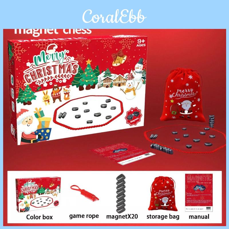 Engaging Magnetic Effect Chess Game For Kids With Colorful Box And 20 Pieces For Logic Training