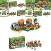 Jeu de Construction Haute Difficulté Compatible Avec Lego Minecraft Village Garçon Puzzle Assemblage