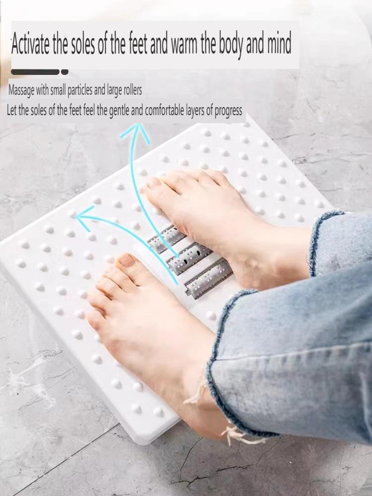 Portability Foot Rest Under Desk Footrest Ergonomic Foot Stool with Massage Rollers Foot Rest for Home Office Work Fast Ship