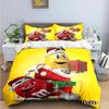 Cartoon M&M Bettbezug Kissenbezug Schokolade Bettwäsche Set Erwachsener Junge Mädchen Schlafzimmer Dekoration Kinder Einzel Doppel Große Größe