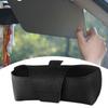 Visor Sunglasses Holder Leather Auto Eyeglasses Organizer Box Non-Slip Eyeglasses Case Space Saving Organizer Box Interior Auto