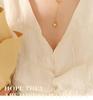 Gold-Plated Geometric Polygon Sphere Pendant Necklace with Adjustable Tassel – Versatile Titanium Steel Clavicle Chain