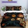 3pcs Horror Characters Duvet Cover Set, 1 Duvet Cover + 2 Pillowcases (No Insert), High-Definition Print, Home & Dorm Set Yy251208044