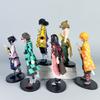 Figurka Anime Kamado Tanjirou Nezuko Pogromca Demonów Figurka Figurki Akcji Model PVC Zabawki Figurka Zenitsu Inosuke Kimetsu No Yaiba