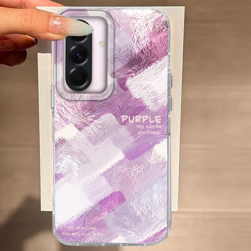 

Чехол для Samsung Galaxy A56 A36 A16 A25 A35 A26 S25 S24 Plus Ultra FE Чехол для телефона Розовый сетчатый узор Для Samsung A55 Задние сумки Samsung Galaxy S22 белый