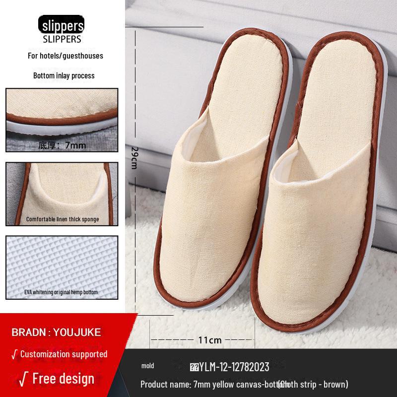 Disposable Non-Slip Slippers for Hotels, Homestays, and Spas