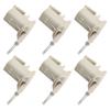 L10A 6Pcs 4Pin Car Common Rail Diesel Injector Plug 7204-0983 For Volvo Diesel Fuel Engine