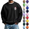 Men's Neck Long Sleeve Sweatshirt with Christmas Print