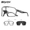 SCVCN Fashion Cycling Sunglasses Men Photochromic Bicycle Glasses Bike MTB UV400 Women Eyewear Baseball Outdoor Sport Goggles