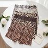 Women's European Size Leopard Print Yoga Boxer Briefs - No Roll, Stretchy & Breathable