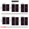 2D Flat Printing 2pcs Curtain Window Treatment Curtains Halloween Dark Butterflies Roses Digital Printed Polyester Drapes All