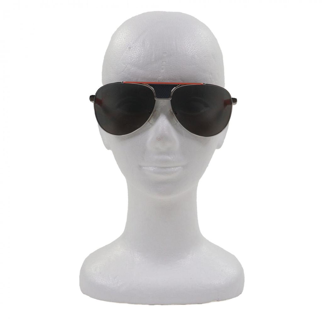 Great LOUIS VUITTON Sunglasses Pacific Pilot Silver Mens Used