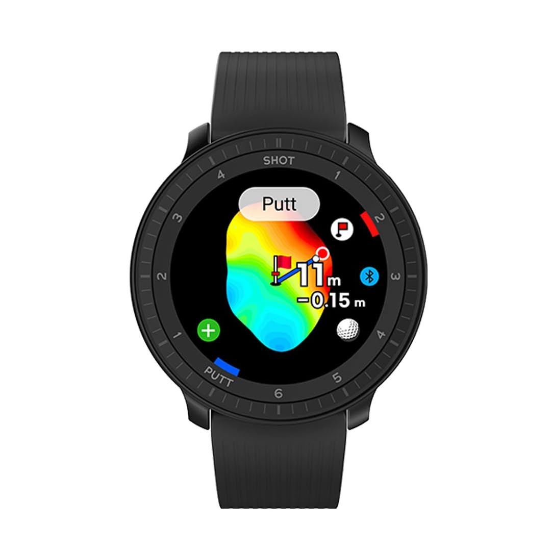 

Voice Caddie T9 Golf Navigation Watch with Tempo Practice Automatic Shot Putt Elevation Distance Distance Green Undulation GPS Golf Watch T-Ultra