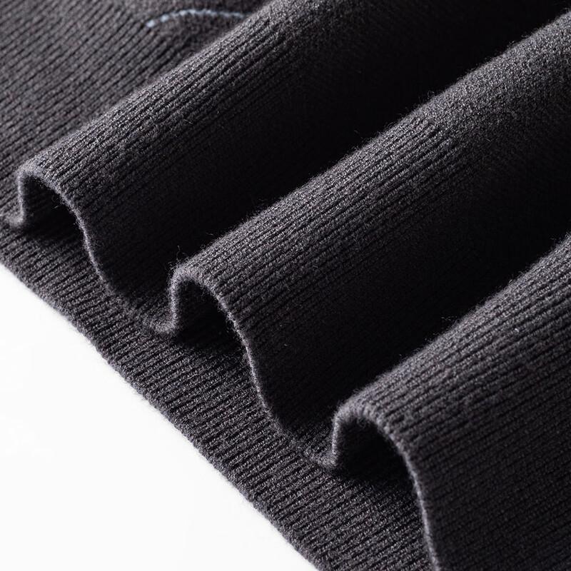 MONTAGUT Men's Zipper Stand-Up Collar Knit Sweater