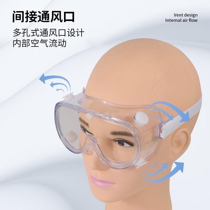 Professional four-bead anti-epidemic goggles Protection against wind, dust, droplets, grinding sparks, and splashes in the lab and while mowing
