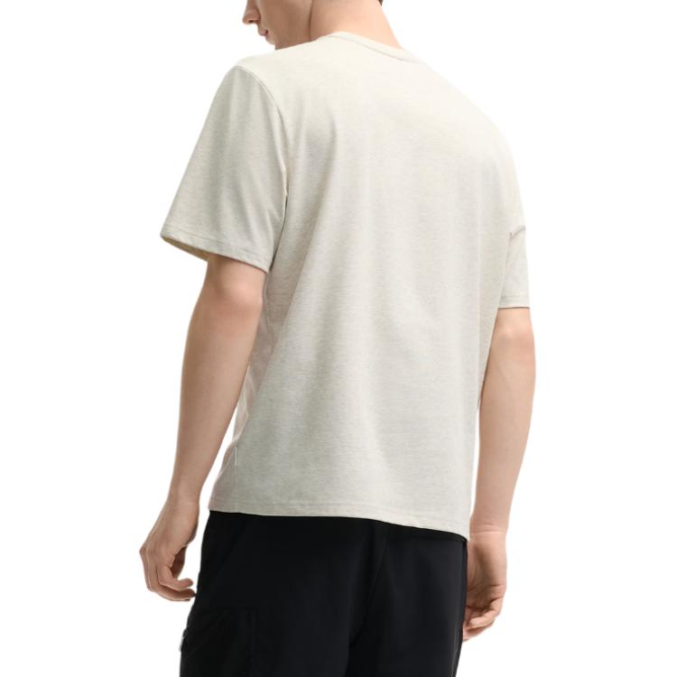 Fila MILANO T Shirt Men's Light Khaki Heather Gray LK F11M525101F-LK