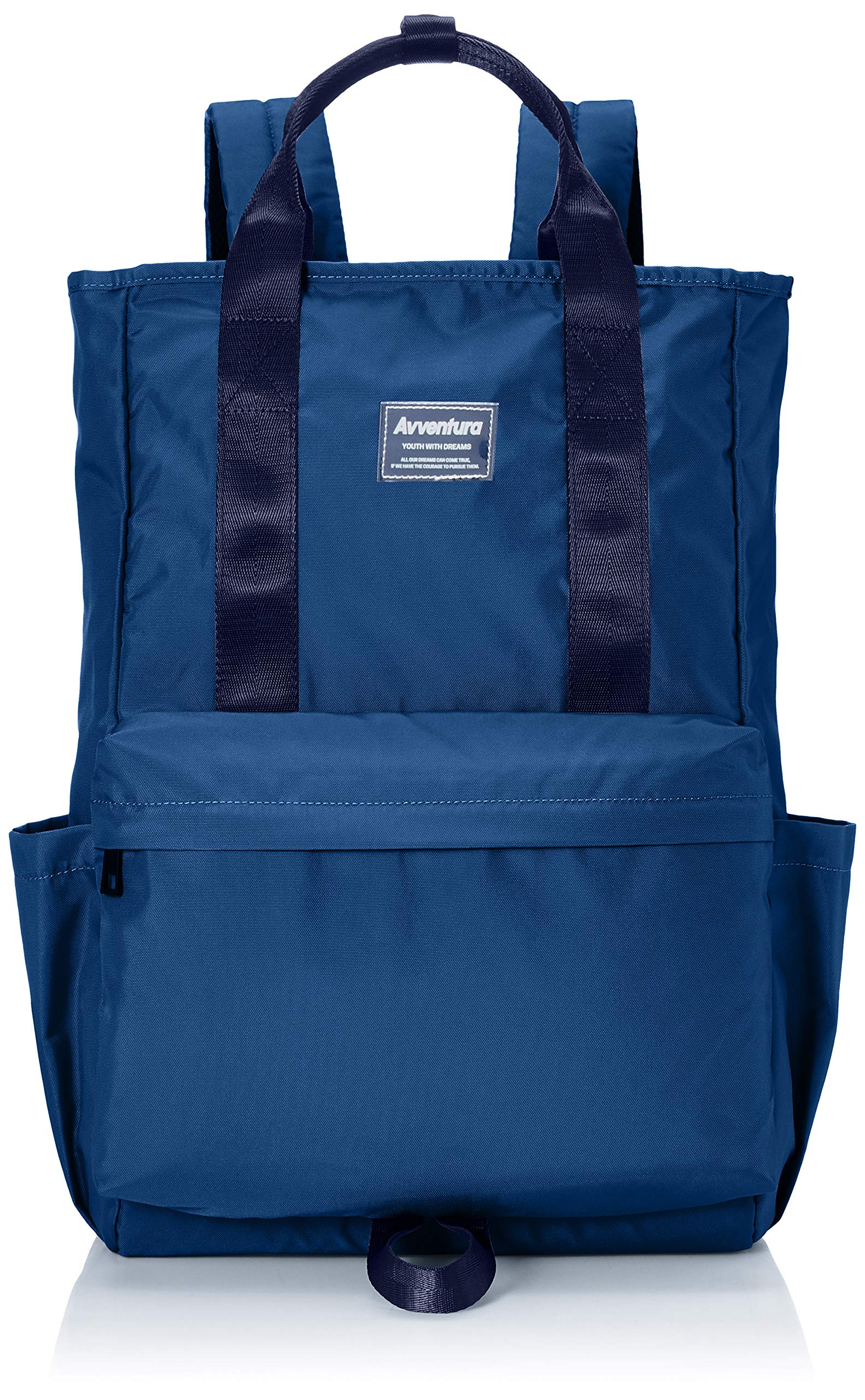 

AVVENTURA Logo Print Center Zip Backpack RLC-30612 RCT-30617 Navy