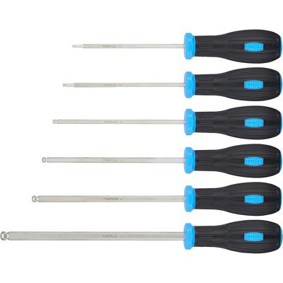 Tone Power Grip Ball Point Driver Set PGBPD600 Blue 6-Piece Tool Kit