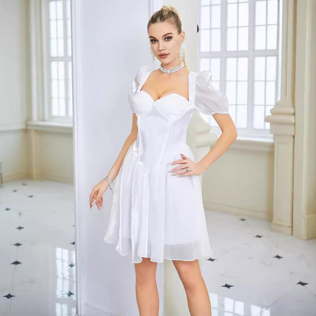 2025 Spring and Summer New Women's Clothing New Slim Dress Dress Short Skirt