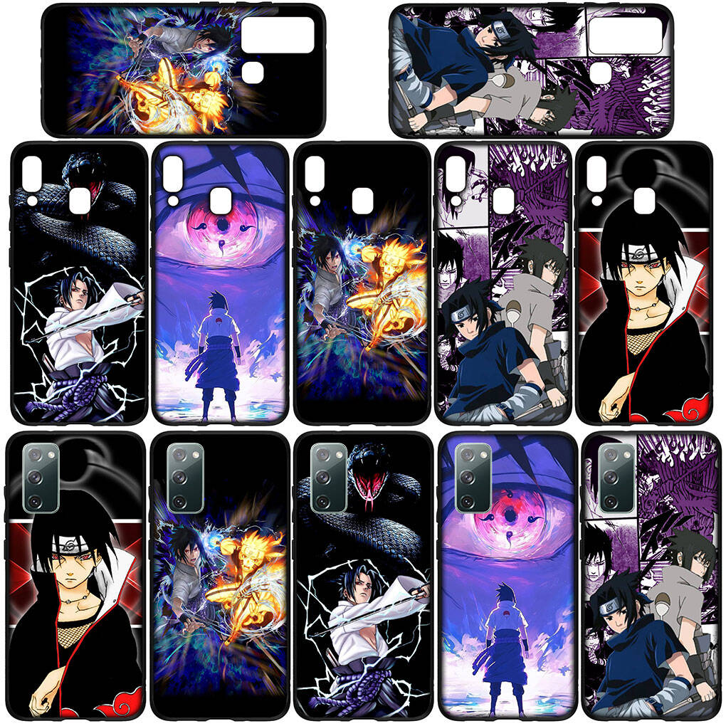 Phone Case for iPhone 17 15 16 Plus Redmi Note 14 12 11 13 Pro Max Huawei P30 P20 Lite OPPO A60 A40 A80 A54 Sasuke Uchiha Coque Narutos Cartoon Cover