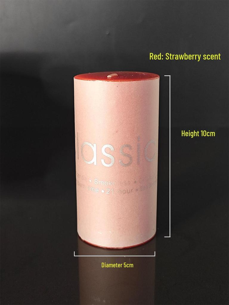 Set of 3 Aromatherapy Candles with Holders – Smokeless, Fragrant, and Ideal for Emergencies or Romantic Occasions.