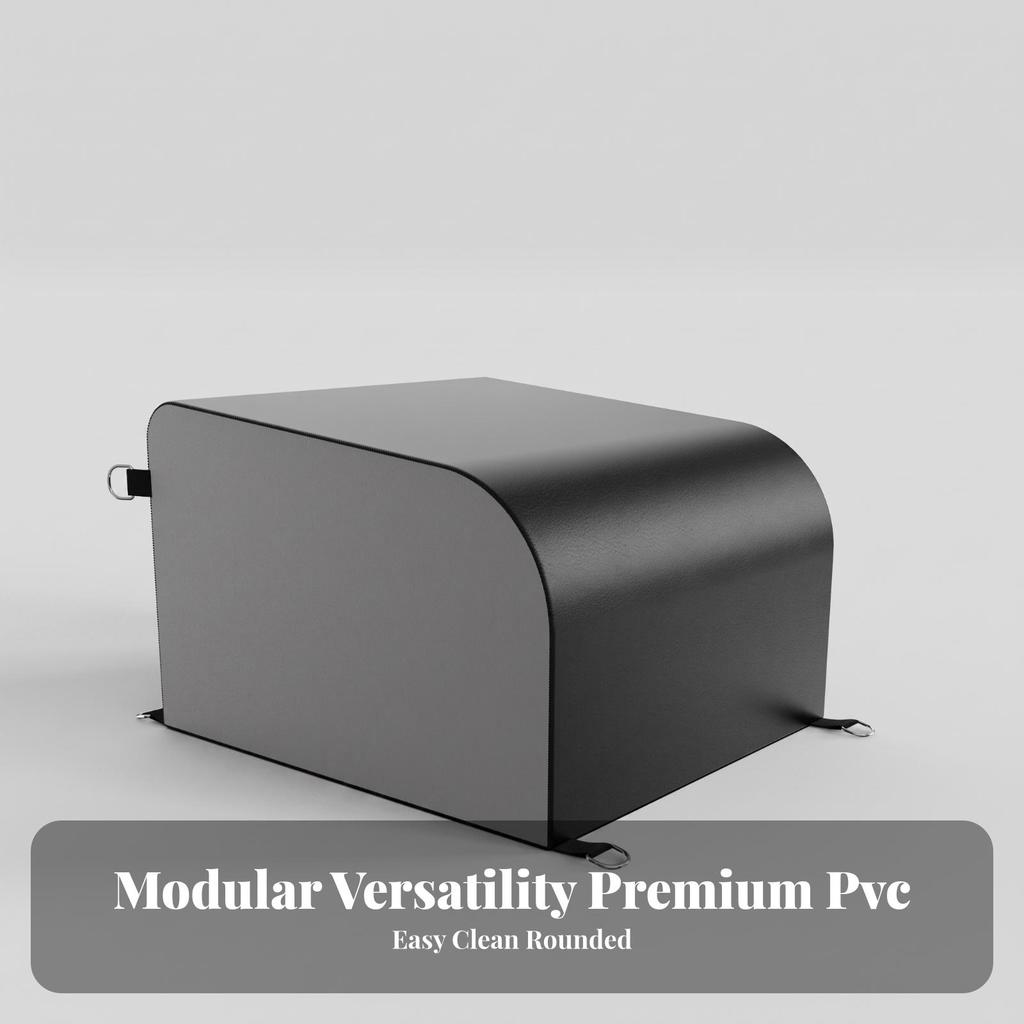 Portable Glute Workout Block | Convenient Side Carry Loops, Padded Top Surface,
