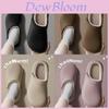 Unisex Winter Waterproof Cotton Slippers With Nonslip Eva Sole For Home Comfort