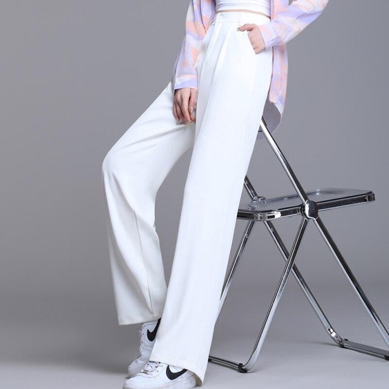 High Waist Loose Straight Pant 