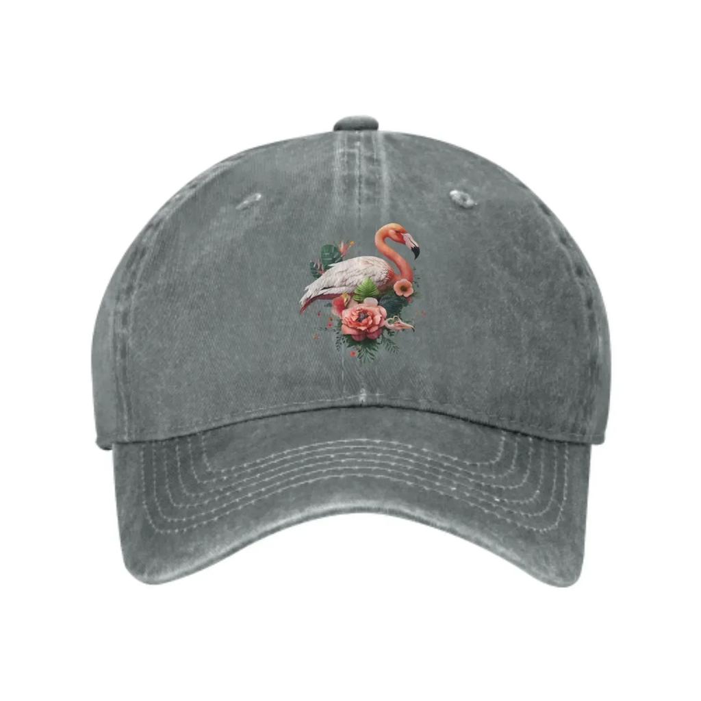 Flamingo Baseball Caps for Unisex WoUnisex Adjustable Fashion Casual Trucker Hats for Outdoor Fishing Activities