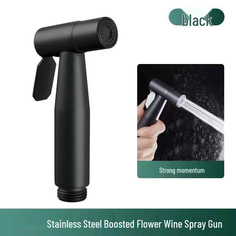 High-Pressure Bidet Sprayer Set with Stainless Steel Valve