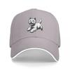 Peeking Dog West Highland White Terrier Baseball Caps Snapback Baseball Hats Breathable Casual Casquette Outdoor Unisex